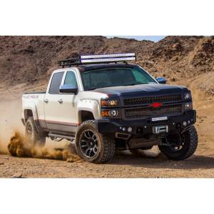 Smittybilt - Smittybilt 612822 M1 Winch Front Bumper for Chevy Silverado 1500 2014-2015 - Image 3