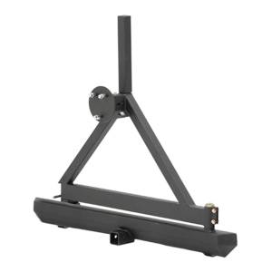 Smittybilt - Smittybilt 76651 SRC Classic Rear Bumper with Tire Carrier for Jeep CJ7/Wrangler YJ/TJ 1976-2006 - Image 2