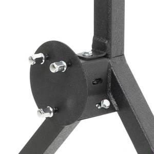 Smittybilt - Smittybilt 76651D SRC Classic Rear Bumper with D-rings and Tire Carrier for Jeep CJ7/Wrangler YJ/TJ 1976-2006 - Image 2