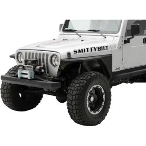 Smittybilt 76740 SRC Classic Winch Front Bumper for Jeep CJ7/Wrangler YJ/TJ 1976-2006