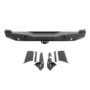 Smittybilt 76850 XRC Rear Bumper with Hitch for Jeep Cherokee XJ 1984-2001