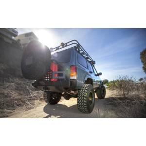 Smittybilt - Smittybilt 76851 XRC Rear Bumper with Hitch and Tire Carrier for Jeep Cherokee XJ 1984-2001 - Image 4