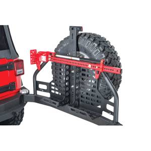 Smittybilt - Smittybilt 76896 XRC Atlas Rear Bumper and Tire Carrier for Jeep Wrangler JK 2007-2018 - Image 4