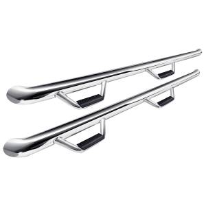 N-Fab - N-Fab C01100CC-SS Wheel to Wheel Nerf Bars for Chevy Silverado and GMC Sierra 1500 2001-2006 - Stainless Steel - Image 1