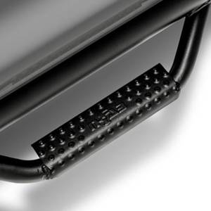 N-Fab - N-Fab C01115CC Wheel to Wheel Nerf Bars for Chevy Silverado and GMC Sierra 2500 HD/3500 Crew Cab 2001-2006 - Gloss Black - Image 2