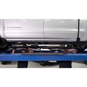 N-Fab - N-Fab C07105CC-6 Wheel to Wheel Nerf Bars with Bed Access for Chevy Silverado and GMC Sierra 2500 HD Crew Cab 2007-2010 - Gloss Black - Image 2