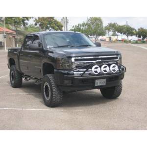 N-Fab C073LH-HD Pre-Runner Light Bar with Tabs for Chevy Silverado 2500/3500 2007-2010