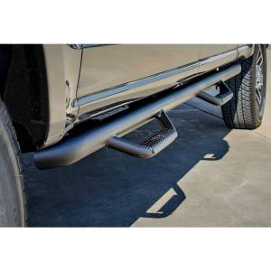 N-Fab - N-Fab C0784RC-4 Wheel to Wheel Nerf Bars with Bed Access for Chevy Silverado and GMC Sierra 1500/2500 HD/3500 HD 2007-2010 - Gloss Black - Image 2