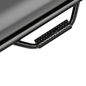 N-Fab C88100QC-6 Wheel to Wheel Nerf Bars with Bed Access for Chevy and GMC C2500/C3500 Extended Cab 1998-1999 - Gloss Black
