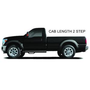 N-Fab - N-Fab C8846RC Cab Length Nerf Bars for Chevy and GMC C1500/C2500/C3500 Standard Cab 1988-1998 - Gloss Black - Image 3