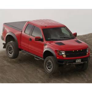 N-Fab - N-Fab C8873QC-TX Cab Length Nerf Bars for Chevy and GMC C2500/C3500 Extended Cab 1998 - Textured Black - Image 3