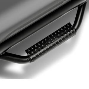 N-Fab - N-Fab C92115CC-6 Wheel to Wheel Nerf Bars with Bed Access for Chevy and GMC C3500/R2500/R3500 Crew Cab 1988-1998 - Gloss Black - Image 2