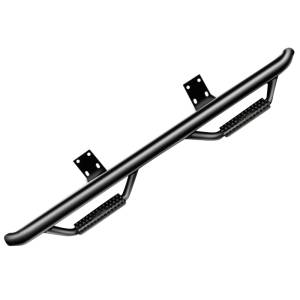 N-Fab C9280CC-TX Cab Length Nerf Bars for Chevy and GMC C2500/C3500/R2500/R3500 Crew Cab 1988-2000 - Textured Black