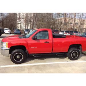 N-Fab - N-Fab C9965RC Wheel to Wheel Nerf Bars for Chevy Silverado and GMC Sierra 1500/2500 Regular Cab 1999-2006 - Gloss Black - Image 3