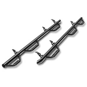 N-Fab - N-Fab D02107QC-6 Wheel to Wheel Nerf Bars for Dodge Ram 1500/2500/3500 Quad Cab 2002-2009 - Gloss Black - Image 2