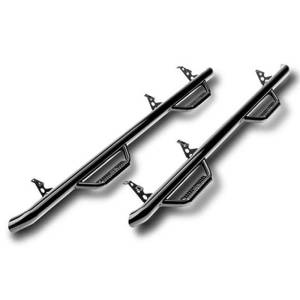 N-Fab - N-Fab D0268RC Wheel to Wheel Nerf Bars for Dodge 1500 Ram Regular Cab 2002-2008 - Gloss Black - Image 2