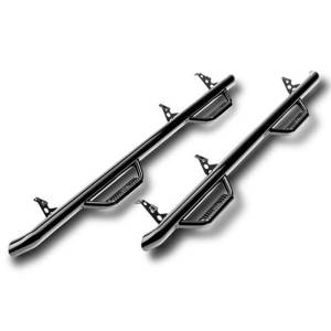 N-Fab - N-Fab D0989QC Wheel to Wheel Nerf Bars for Dodge Ram 1500 Quad Cab 2009-2015 - Gloss Black - Image 2