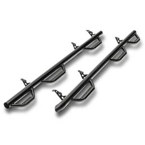 N-Fab - N-Fab D10115CC-6-TX Wheel to Wheel Nerf Bars for Dodge Ram 2500/3500 Crew Cab 2010-2018 - Textured Black - Image 2