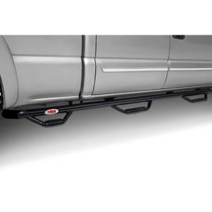 N-Fab - N-Fab F09100QC-6 Wheel to Wheel Nerf Bars with Bed Access for Ford F150 Super Cab 2009-2014 - Gloss Black - Image 2