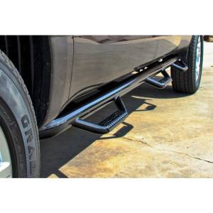 N-Fab - N-Fab F09100QC-6 Wheel to Wheel Nerf Bars with Bed Access for Ford F150 Super Cab 2009-2014 - Gloss Black - Image 3