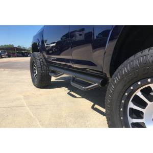 N-Fab - N-Fab F0980RC-4 Wheel to Wheel Nerf Bars with Bed Access for Ford F150 Standard Cab 2009-2014 - Gloss Black - Image 4