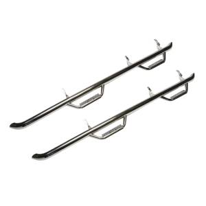 N-Fab F0989QC-SS Wheel to Wheel Nerf Bars for Ford F150/Lobo Super Cab 2009-2014 - Stainless Steel