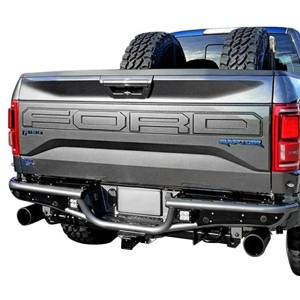 N-Fab F18RB-H RB Pre-Runner Rear Bumper for Ford F150 2017-2019 - Gloss Black