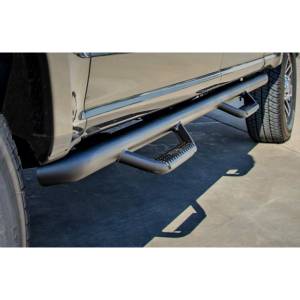 N-Fab - N-Fab F8084RC-4 Wheel to Wheel Nerf Bars with Bed Access for Ford F150 Standard Cab 1980-1996 - Gloss Black - Image 2