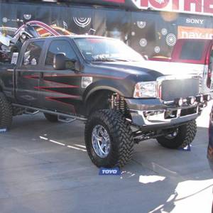 N-Fab - N-Fab F99350LB Front Mount Light Bar with Tabs for Ford F250/F350 1999-2007 - Image 4