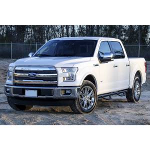 N-Fab - N-Fab F9984RC Wheel to Wheel Nerf Bars for Ford F250/F350 Regular Cab 1999-2016 - Gloss Black - Image 3