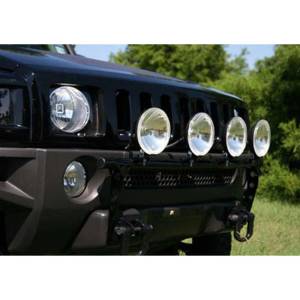 N-Fab - N-Fab H044LB Front Mount Light Bar with Tabs for Hummer H3T 2009-2010 - Image 3