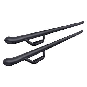 N-Fab J9746 Wheel to Wheel Nerf Bars for Jeep Wrangler TJ/BJ 1997-2006 - Gloss Black