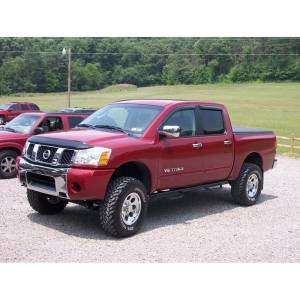 N-Fab - N-Fab N04105CC Wheel to Wheel Nerf Bars for Nissan Titan Crew Cab 2008-2015 - Gloss Black - Image 2