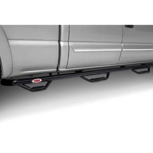 N-Fab - N-Fab N0487QC-6 Wheel to Wheel Nerf Bars with Bed Access for Nissan Titan King Cab 2004-2015 - Gloss Black - Image 2