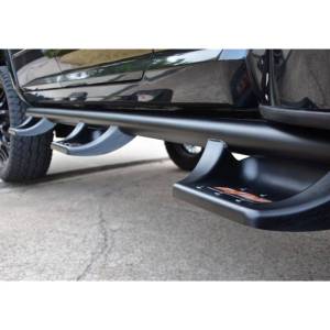 N-Fab - N-Fab NDC99100QC-6 N-Durastep Wheel to Wheel Nerf Bars with Bed Access for Chevy Silverado and GMC Sierra 1500/2500/2500 HD 1999-2006 - Semi Gloss Black - Image 2