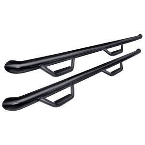 N-Fab T0589CC-TX Wheel to Wheel Nerf Bars for Toyota Tacoma Double Cab 2005-2015 - Textured Black