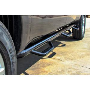 N-Fab - N-Fab T0683QC-6 Wheel to Wheel Nerf Bars with Bed Access for Toyota Tacoma Access Cab 2005-2015 - Gloss Black - Image 4