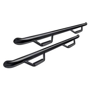 N-Fab T0786CC Wheel to Wheel Nerf Bars with Bed Access for Toyota Tundra Crew Max Cab 2007-2019 - Gloss Black