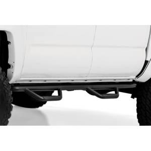 N-Fab - N-Fab T0786CC Wheel to Wheel Nerf Bars with Bed Access for Toyota Tundra Crew Max Cab 2007-2019 - Gloss Black - Image 2