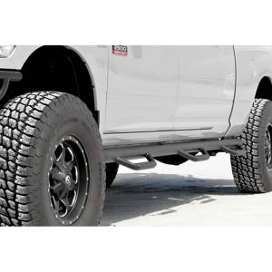 N-Fab - N-Fab T0798CC-6 Wheel to Wheel Nerf Bars with Bed Access for Toyota Tundra Crew Max Cab 2007-2019 - Gloss Black - Image 2