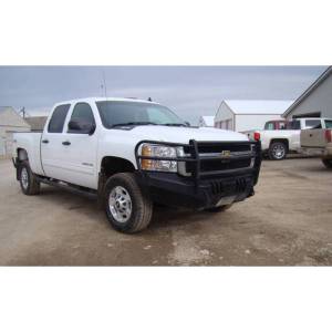 Throttle Down Kustoms - Throttle Down Kustoms BGRIL1114CH Front Bumper with Grille Guard for Chevy Silverado 2500/3500 2011-2014 - Image 2