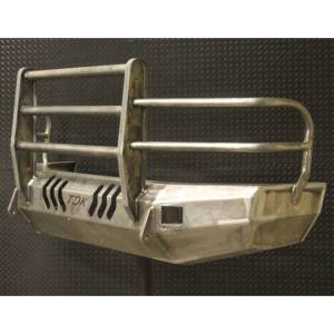 Throttle Down Kustoms - Throttle Down Kustoms BGRIL1415CH1500 Front Bumper with Grille Guard for Chevy Silverado 1500 2014-2015 - Image 2