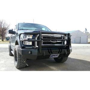 Throttle Down Kustoms - Throttle Down Kustoms BGRIL1516F150 Front Bumper with Grille Guard for Ford F150 2015-2017 - Image 3
