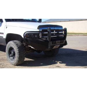 Throttle Down Kustoms - Throttle Down Kustoms BGRIL9402D Front Bumper with Grille Guard for Dodge Ram 1500/2500/3500 1994-2002 - Image 4