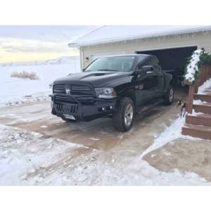 Throttle Down Kustoms - Throttle Down Kustoms BPRE0916D1500 Front Bumper with Pre-Runner Guard for Dodge Ram 1500 2009-2017 - Image 2