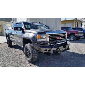 Throttle Down Kustoms - Throttle Down Kustoms BPRE1517GM Front Bumper with Pre-Runner Guard for GMC Sierra 2500 HD/3500 HD 2015-2018 - Image 2