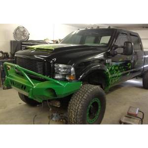 Throttle Down Kustoms - Throttle Down Kustoms BPRE9298F Front Bumper with Pre-Runner Guard for Ford F250/F350 1992-1998 - Image 2