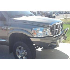 Throttle Down Kustoms - Throttle Down Kustoms BPUSH0305D Front Bumper with Push Bar for Dodge Ram 1500/2500/3500 2003-2005 - Image 2