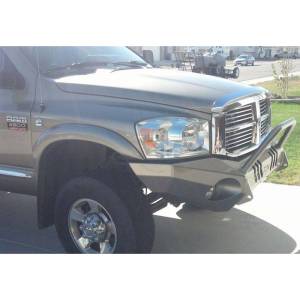 Throttle Down Kustoms - Throttle Down Kustoms BPUSH0609D Front Bumper with Push Bar for Dodge Ram 2500/3500/4500/5500 2006-2009 - Image 2