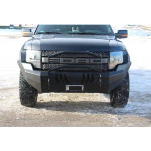 Throttle Down Kustoms - Throttle Down Kustoms BPUSH09FRAP Front Bumper with Push Bar for Ford F150 Raptor 2009-2014 - Image 2